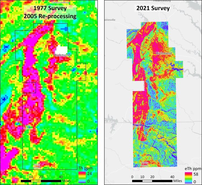 Improved geophysical coverage (Shah and Connell, 2022) helps streamline new mapping efforts and provides a clearer picture into potentially prospective areas that may host critical minerals